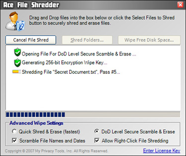 Wipe file free deals